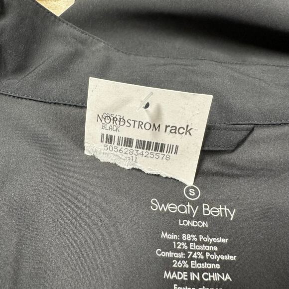 Sweaty Betty Fast Track Running Jacket Black Women's Size Small New With Tag - Picture 5 of 7